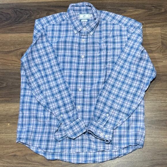 Southern Tide Men's Extra Large XL Button Down Plain Blue Shirt - Picture 1 of 7